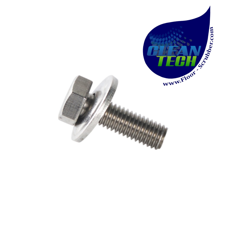 Tennant Nobles 1072628 Screw, Hex, M8 X 1.25 X 25, Ss, Sems
