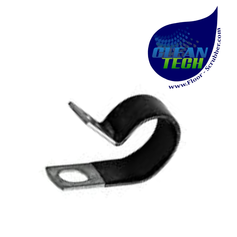 Tennant Nobles 33584 Clamp, Cable, Stl, 0.63d X 0.50w, 1h