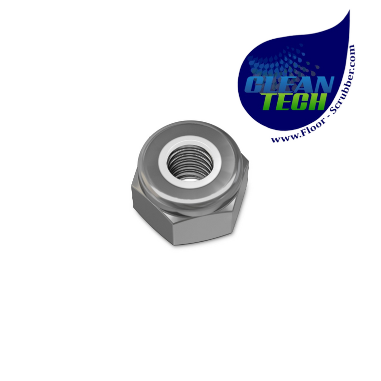 Tennant Nobles 579211 Nut, Hex, Lock, M3 X 0.50, Ss