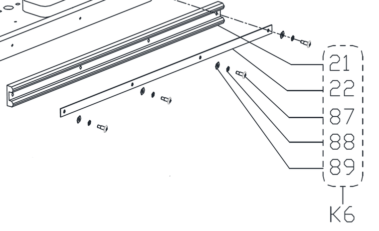 VS13795 24 INCH RUBBER BUMPER KIT