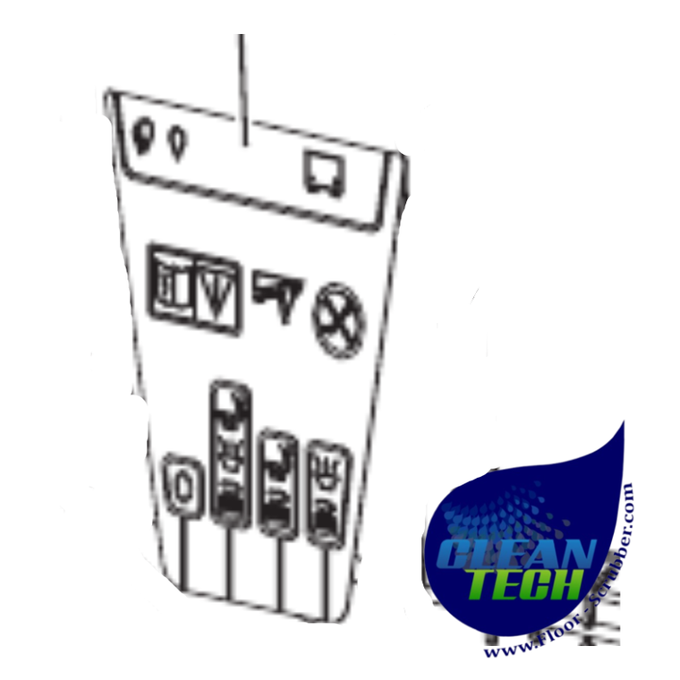 Advance 9099733000 Decal Control Panel