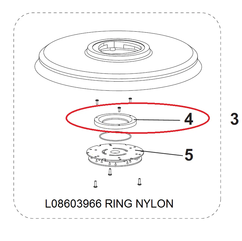 Advance L08603966 Ring Nylon