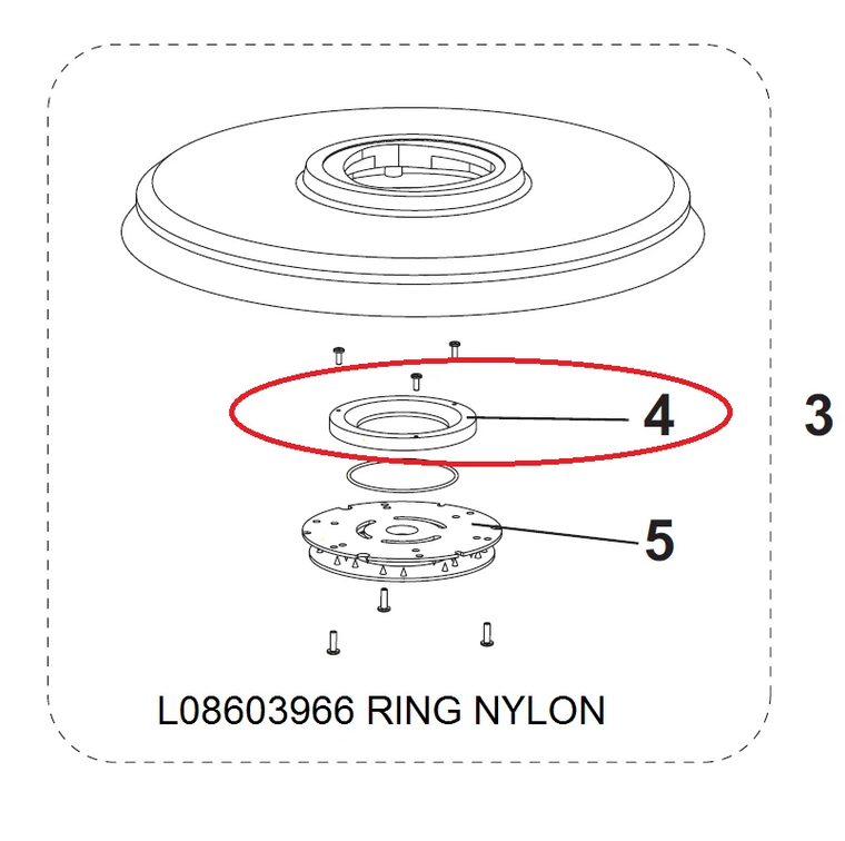 Advance L08603966 Ring Nylon