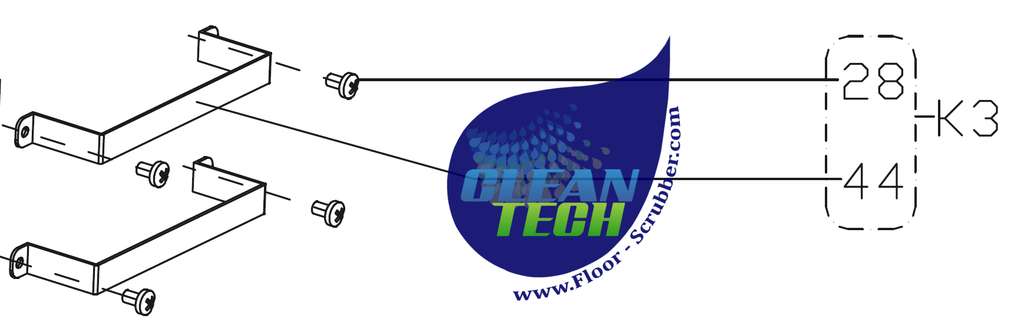 Clarke VS10125 CHARGER FIX BRACKET KIT