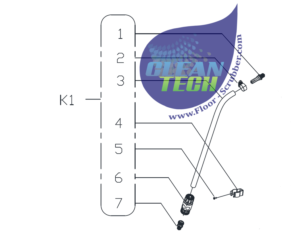 clarke VS13701 WATER LEVEL PIPE KIT