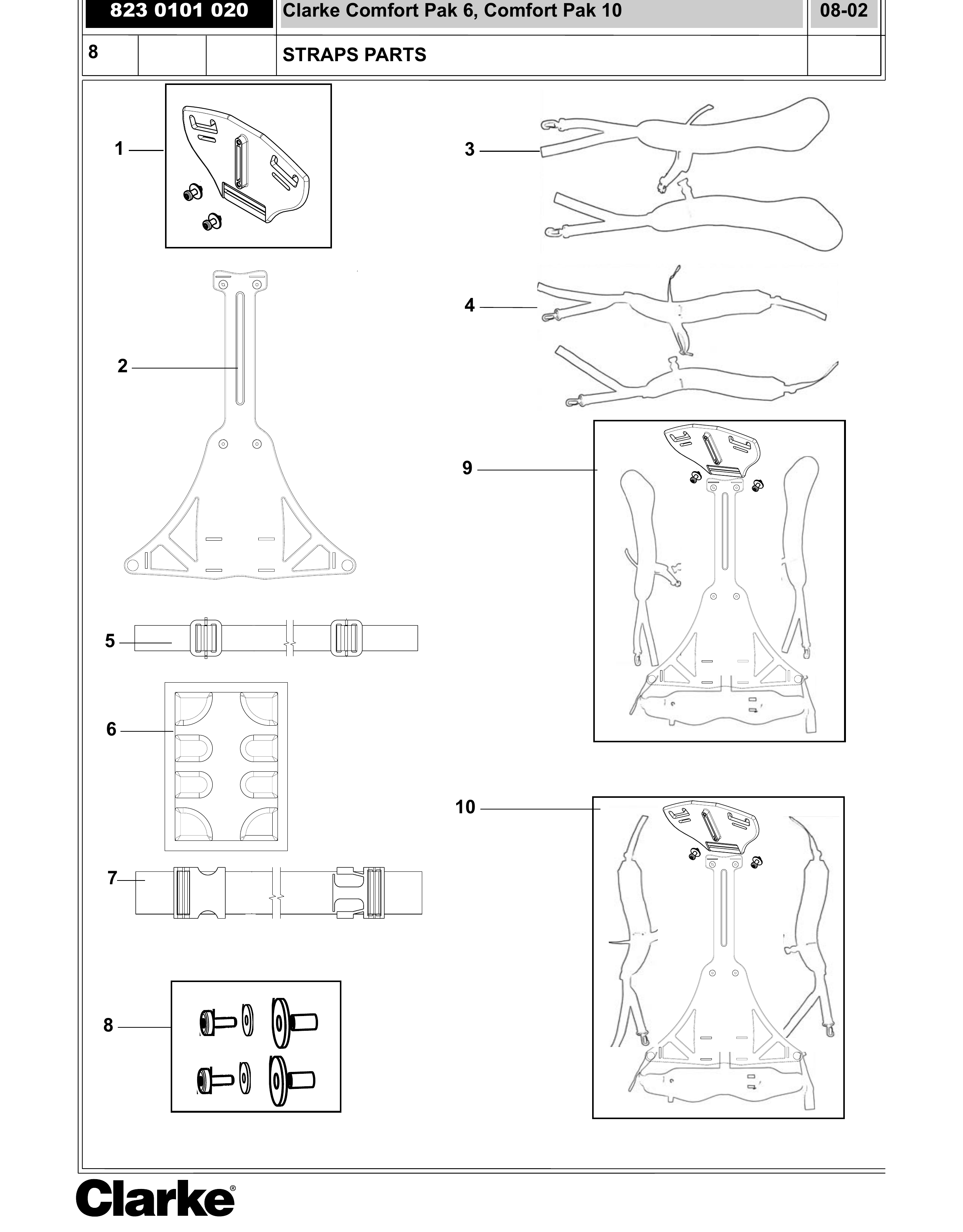 Clarke 147 1090 500 Harness Standard