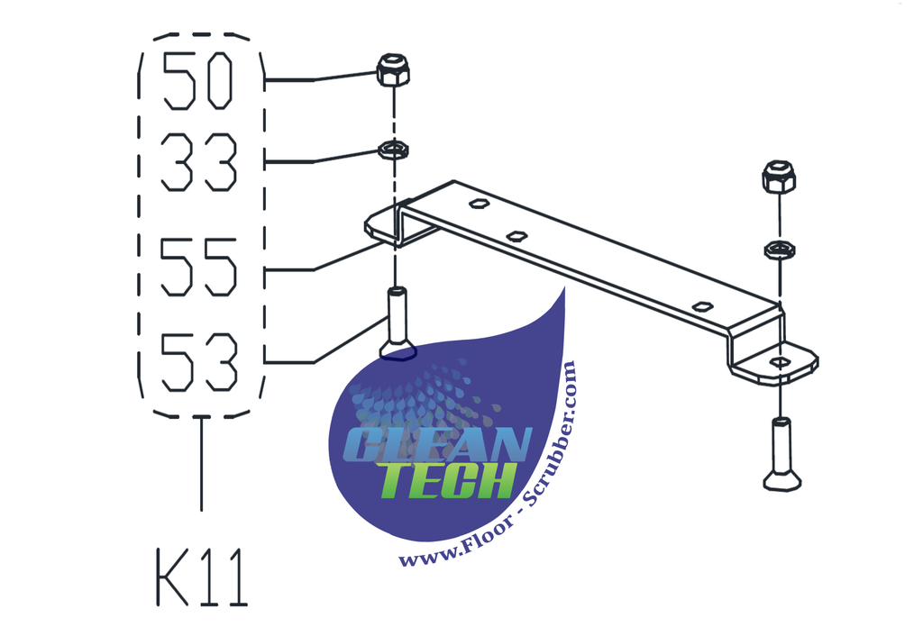 Clarke Viper
VS13774 BASEBOARD BRUSH HOLD KIT