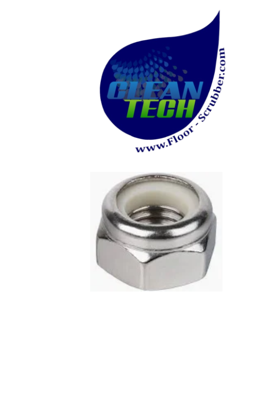Advance 56003405 Nut, Hex Nyl Loc SS M8-1.25