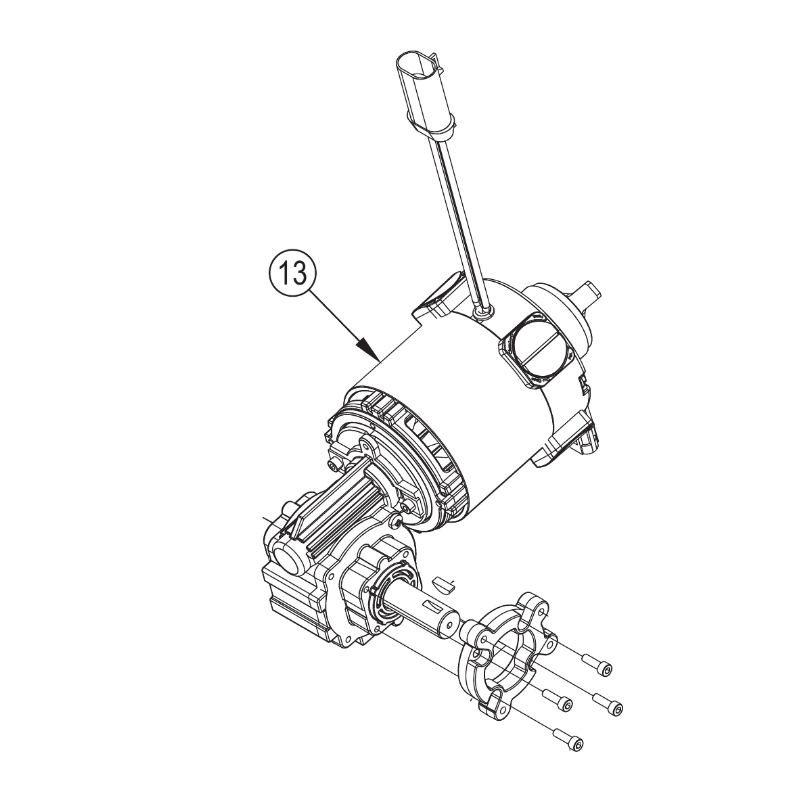 Advance 56104336 Drive Wheel Motor Kit