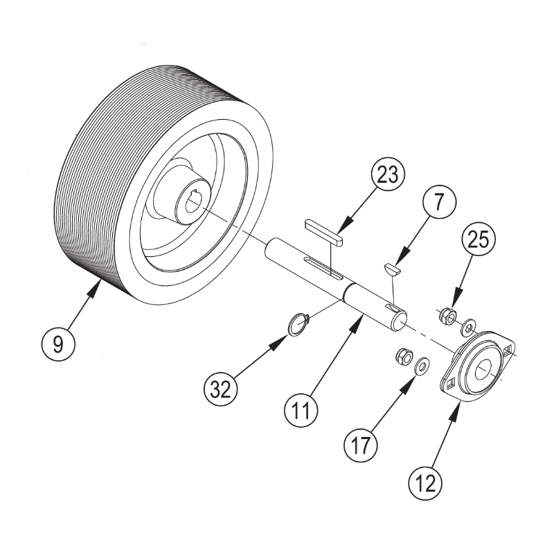 Advance 56104338 Wheel And Bearing Kit