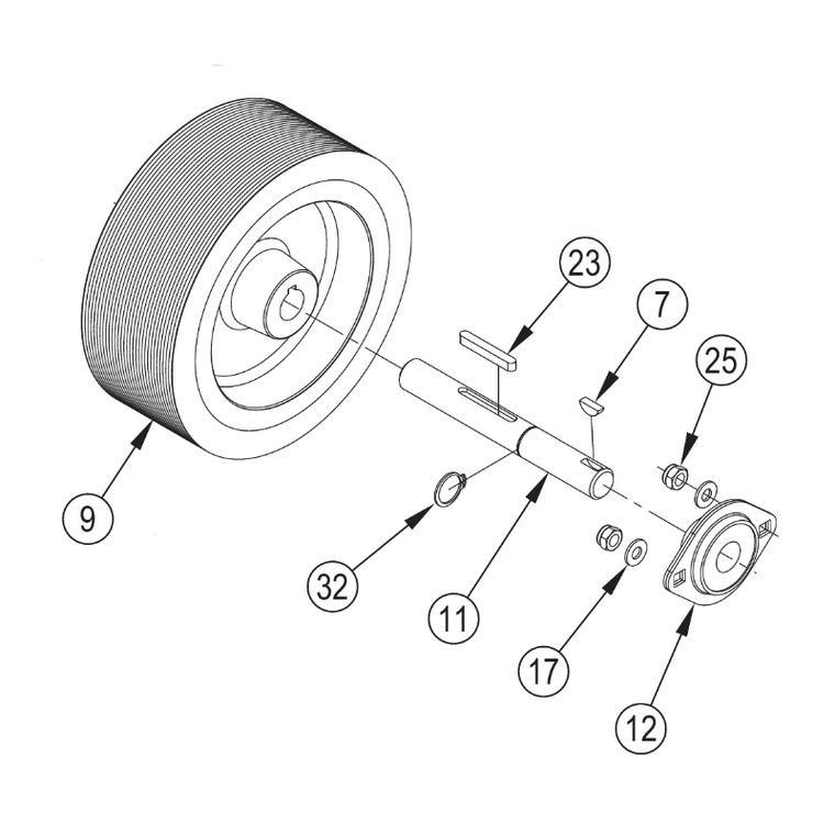 Advance 56104338 Wheel And Bearing Kit