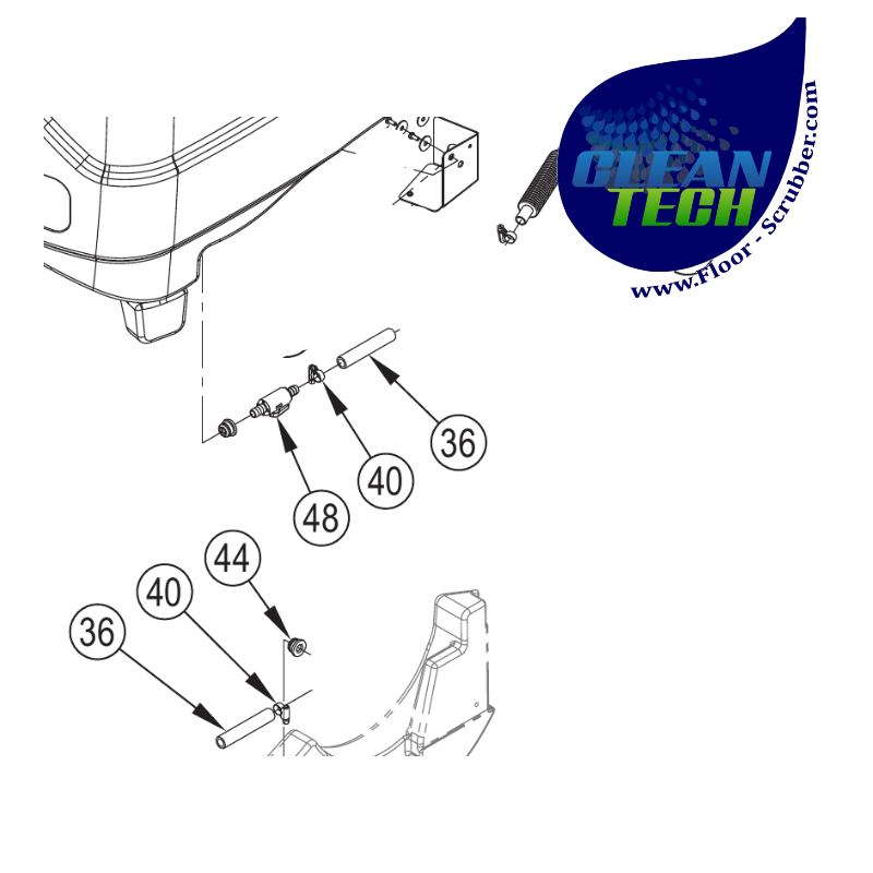Advance 56104350 Solution Hose Kit