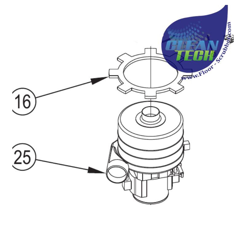 Advance 56104363 Vacuum Motor Kit