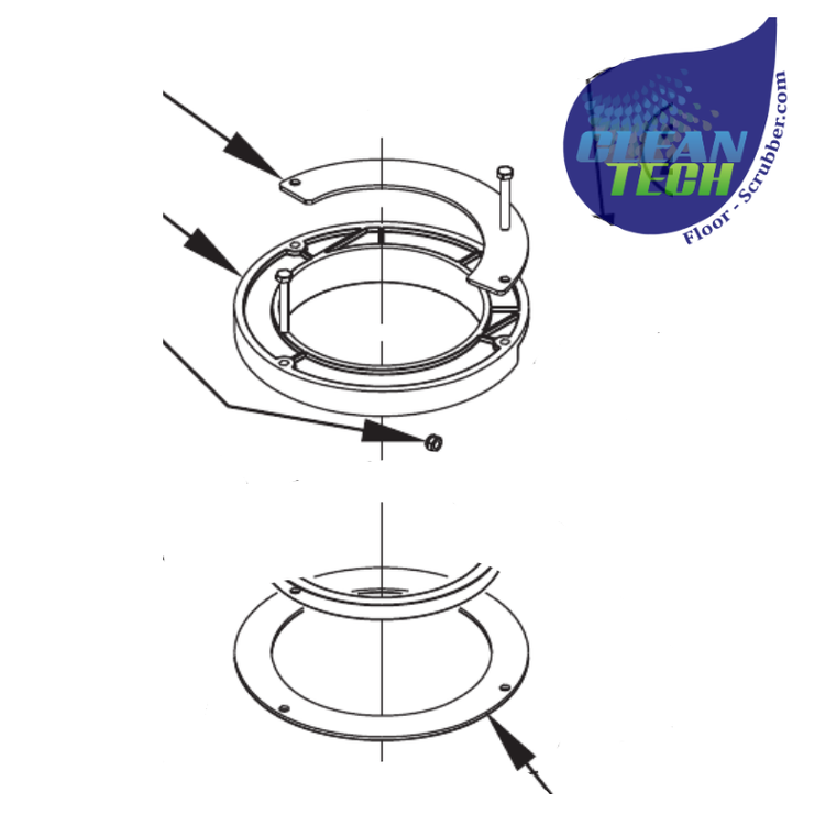 Advance 56104368 Squeegee Pivot Rev Kit