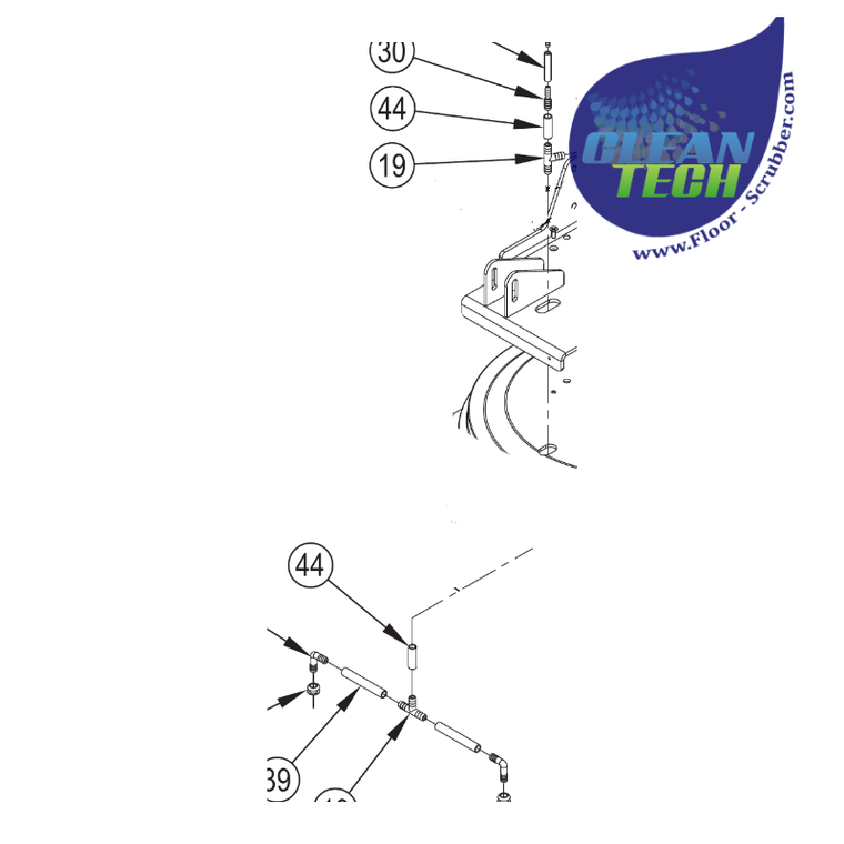Advance 56104370 Solution Hose Rev Kit