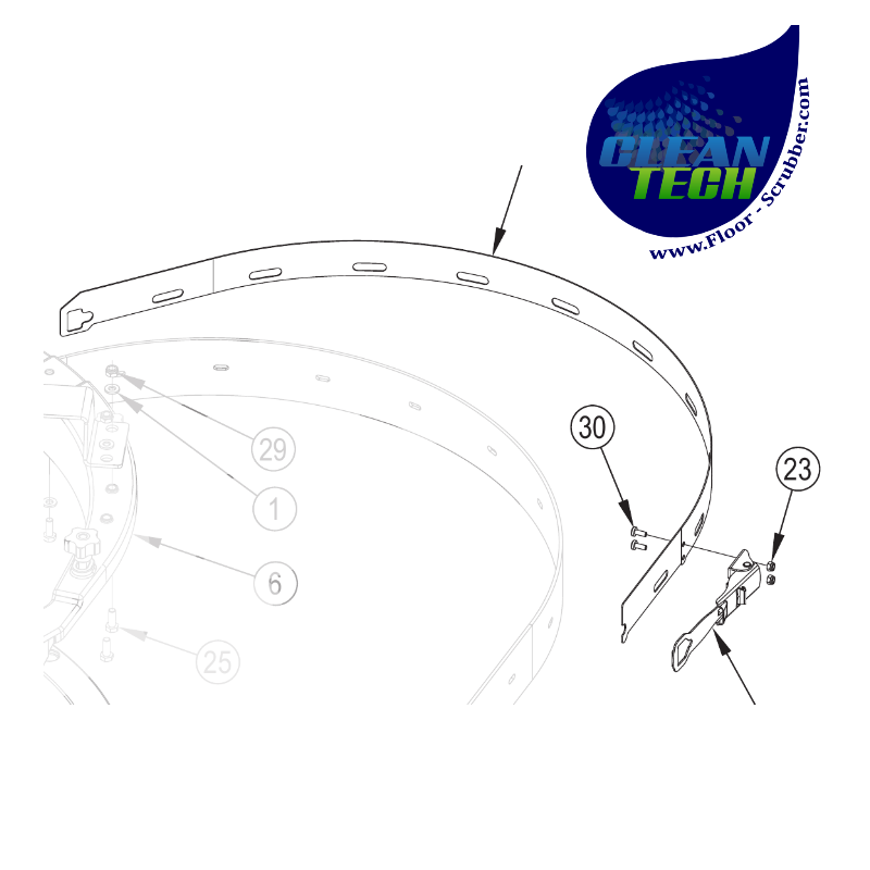 Advance 56104386 Squeegee Strap Kit