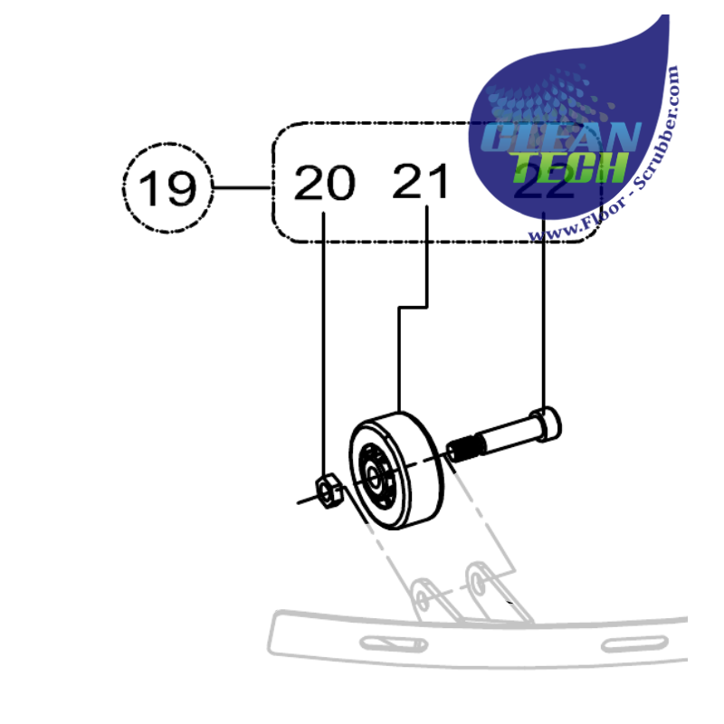Viper VF90136 Squeegee Roll Wheel Kit