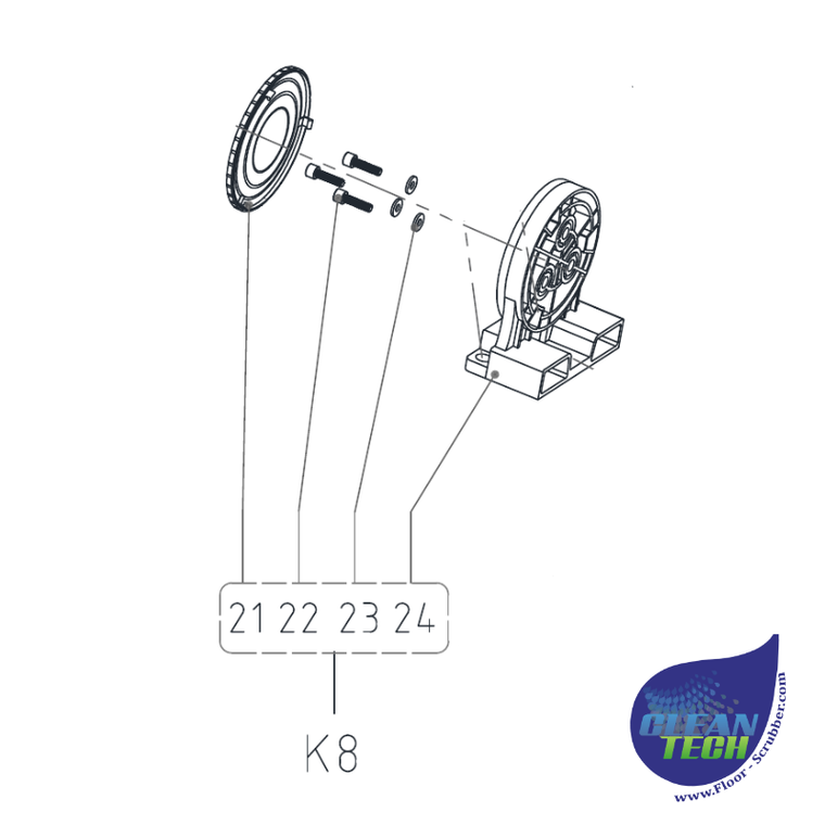 Viper VS15388 Right FIXING Base Kit