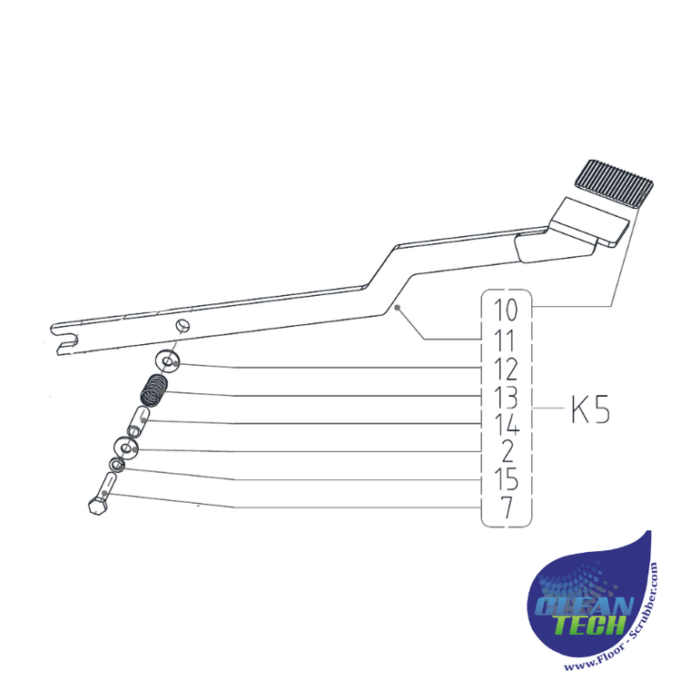 Viper VS15426 Back Pedal Brush Lifting Kit