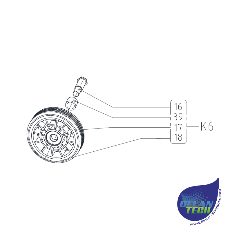 Viper VS15427 Wheel 6 Inch Kit