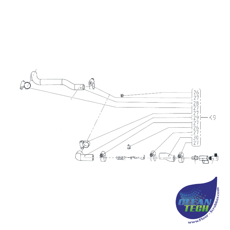Viper VS15433 Solution Hose Kit