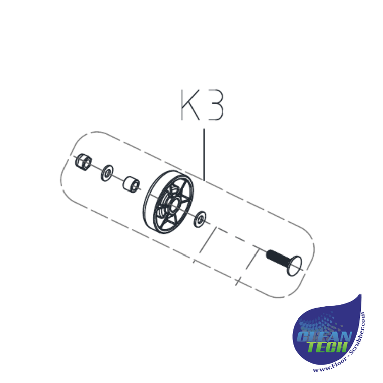 Viper VS15436 Squeegee Wheel Kit