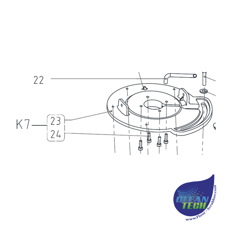 Viper VS15445 Motor FIXING Plate Kit