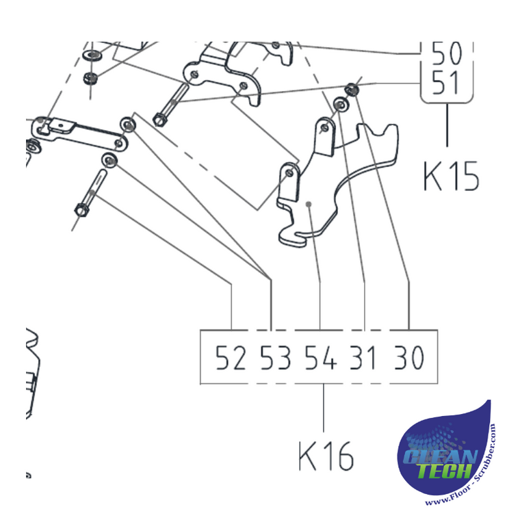 Viper VS15453 Squeegee Bracket Kit