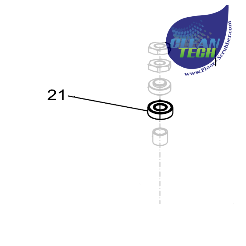 Viper ZD45425 Bearing 6204 LU