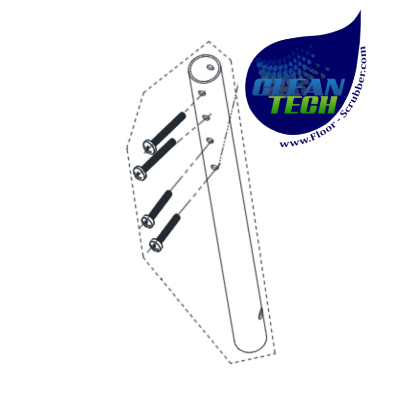 Nilfisk-Viper Handle iron pipe kit VV81072