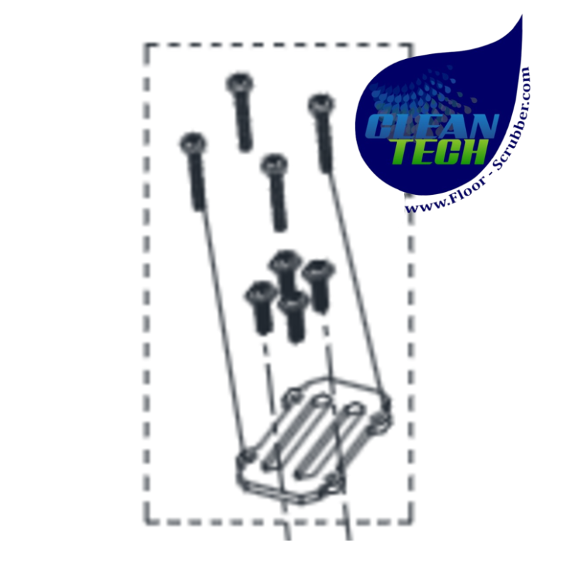 Nilfisk-Viper Adjusting pressing plate kit VV81094