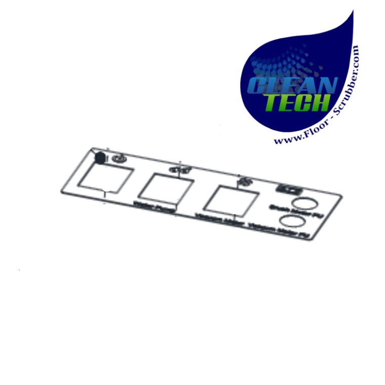 Nilfisk-Viper Control panel label VV81201