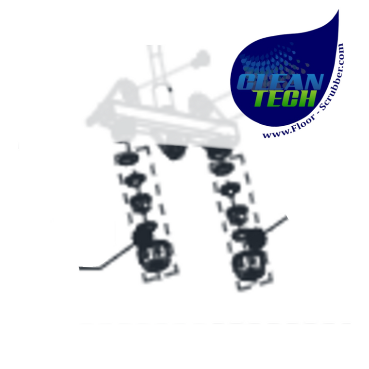 Nilfisk-Viper Spray jet kit of floor tool VV81318