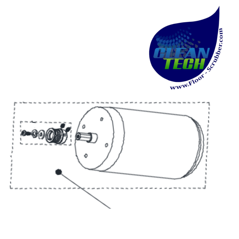 Nilfisk-Viper 120V brush motor kit VV81331