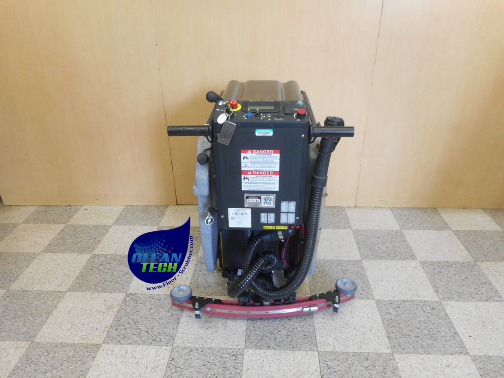 Commercial 24-inch Tomcat Sport V2.0 walk-behind scrubber for warehouse and facility floor cleaning