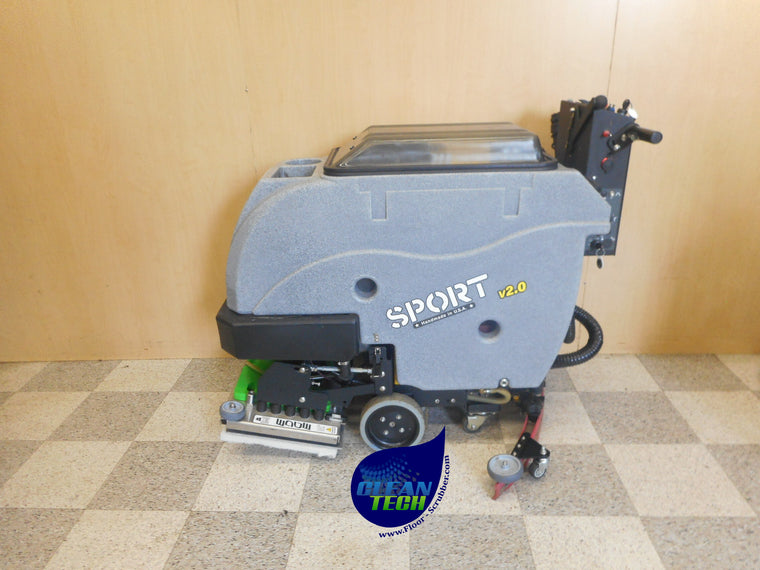 Reconditioned Tomcat Sport V2.0 24-inch automatic floor scrubber for commercial and industrial facilities