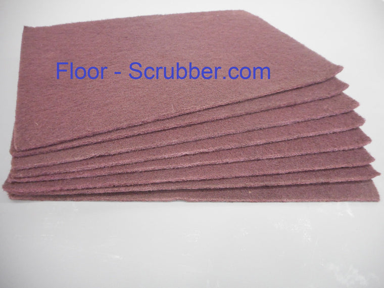Tennant Nobles 1243672 Maroon Surface Prep pads CASE OF 10, 14” X 20”