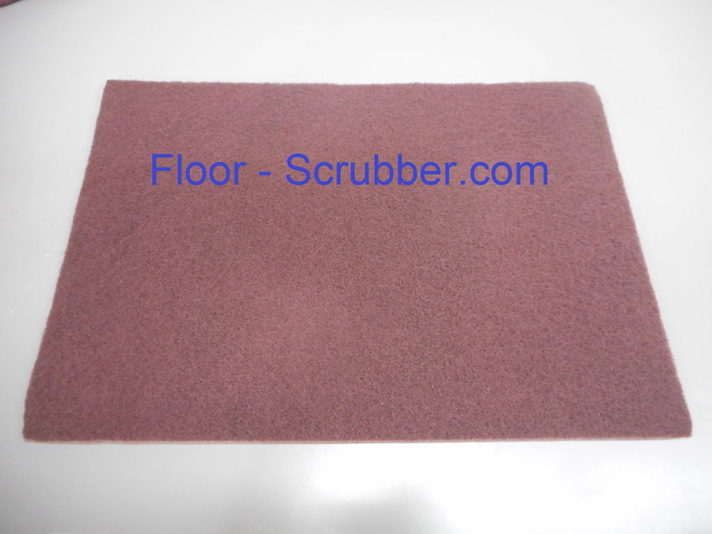 14 xTennant Nobles 1243672 Maroon Surface Prep pads CASE OF 10, 14” X 20”
