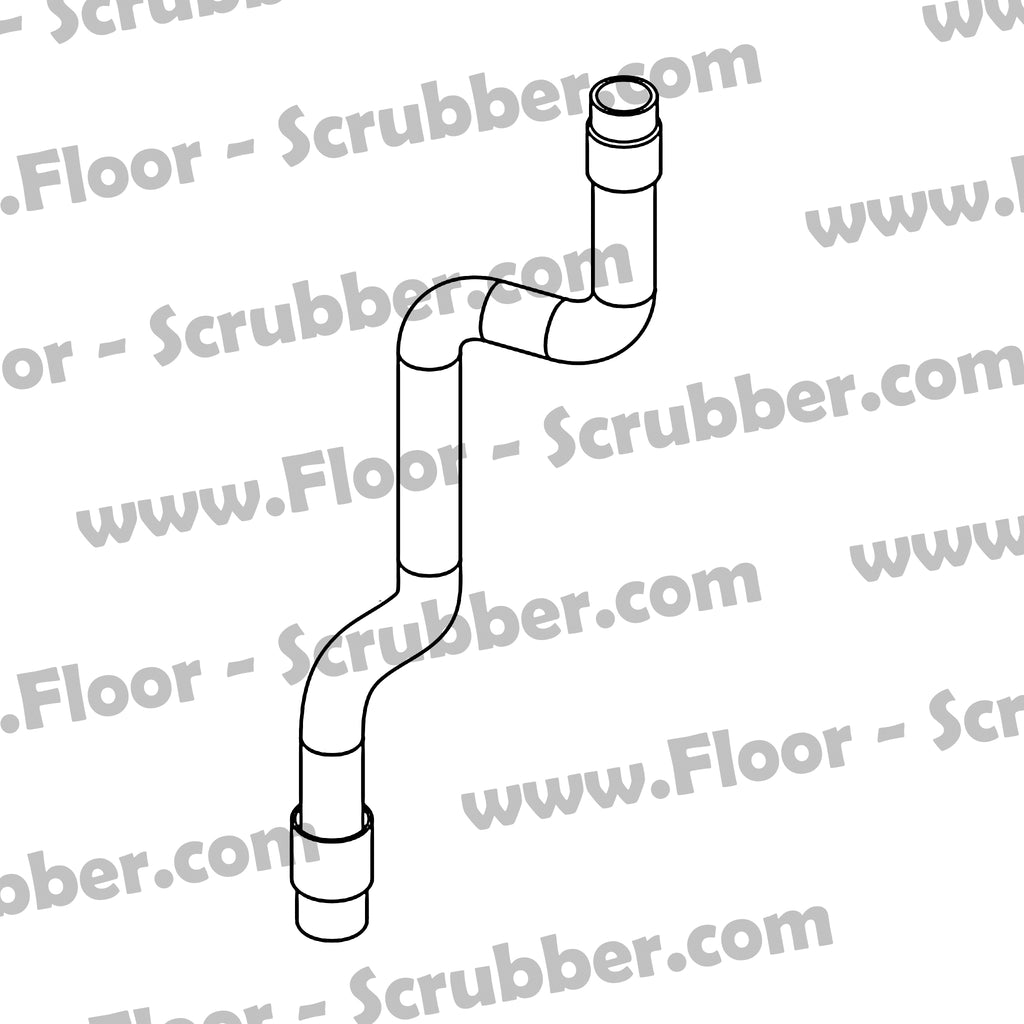 30832a Vacuum Suction Hose for Clarke Focus II Mid Size floor scrubber
