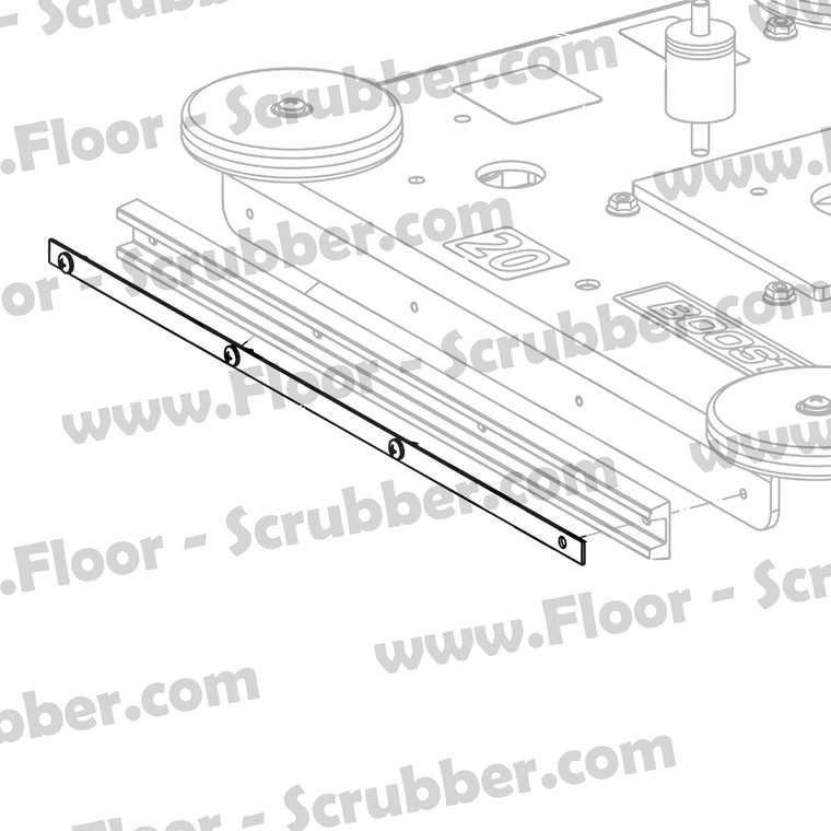 61911A RETAINER, BUMPER 17”