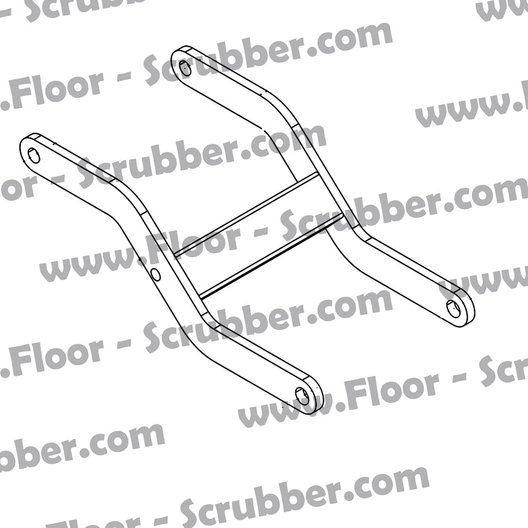 9096486000 LEVER, BRUSH DECK LIFTING