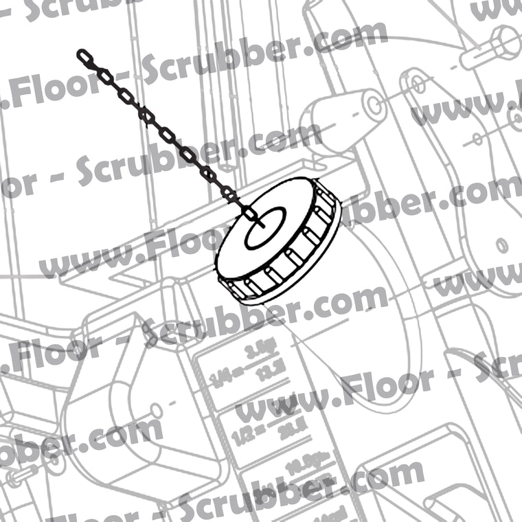 9096554000 solution tank cap for clarke focus ii 