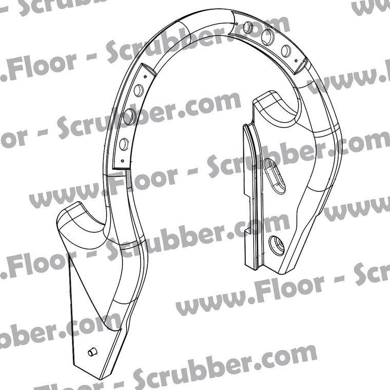 9097021000 handle bar for focus ii s20 clarke 