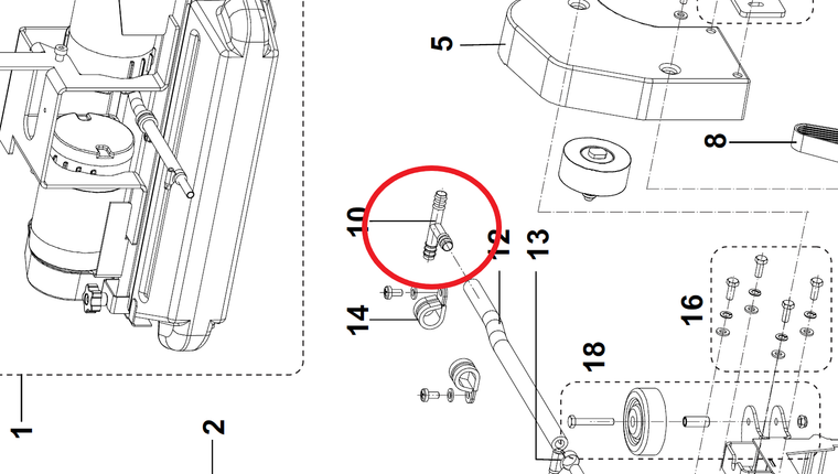 Advance Clarke Spring 1454366000 PIPE HOLDER T 
