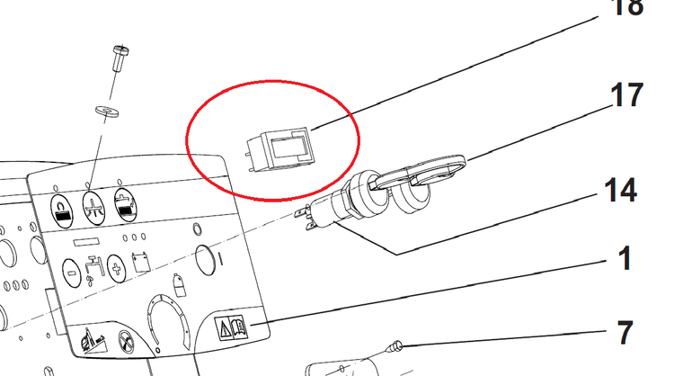 Clarke Advance 9096951000 METER HOUR 24V