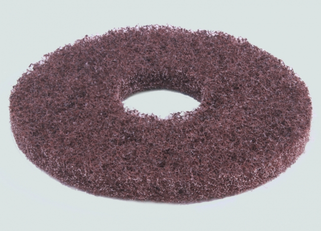 1243685 brown stripping pads 16" tennant nobles 
