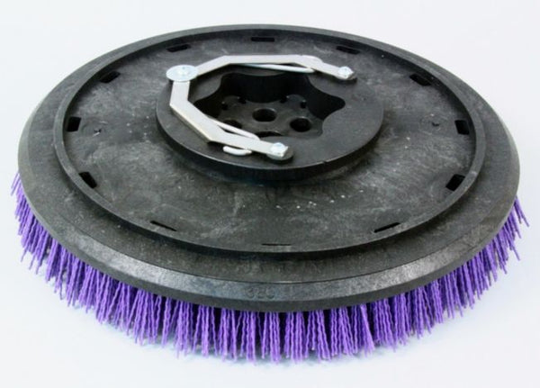 Set (2) Tennant 399242, 1220214 T5 Nobles SS5 16" Floor Scrubber Grit Abrasive Brushes