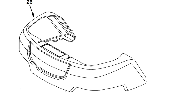 Tennant Nobles 9003252 Brush Motor Cover