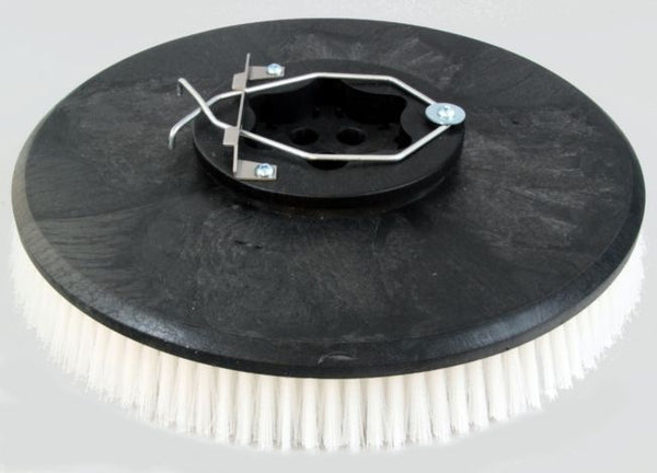 Set (2)  16" Tennant Soft Nylon Brushes 05724, 1220235 For 5680 5700 Floor Scrubber Brush