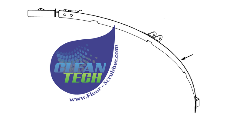 Tennant Nobles 1022456 Squeegee Retainer